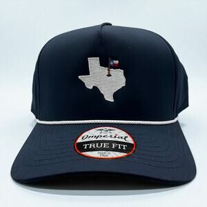 Imperial True Fit Texas Rope Hat | Navy Snapback | Mad Capper